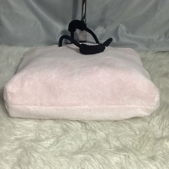 Mary Kay Pink Soft Plush Polyester Shoulder Tote Bag With Rope Type Handles - Picture 6 of 10